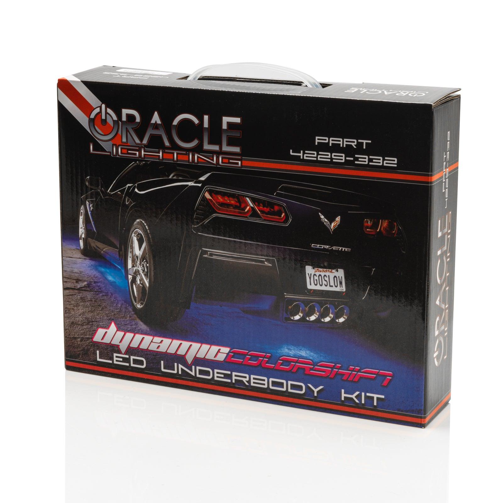 4229-332 - Universal Dynamic ColorSHIFT LED Underbody Kit - Black Patch Performance - ORAC4229332