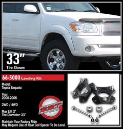 Toyota Suspension Leveling Kit - Front - Black Patch Performance - READ665000