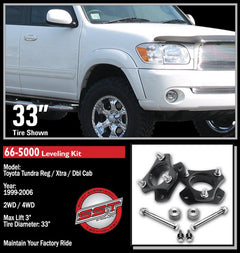 Toyota Suspension Leveling Kit - Front - Black Patch Performance - READ665000