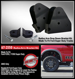 Ford (4WD) Radius Arm Bracket - Black Patch Performance - READ672550