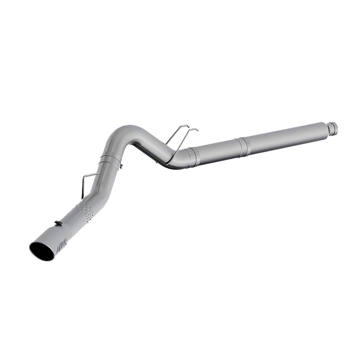MBRP Exhaust 5in. Filter Back; Single Side Exit; AL - Black Patch Performance - S62460AL