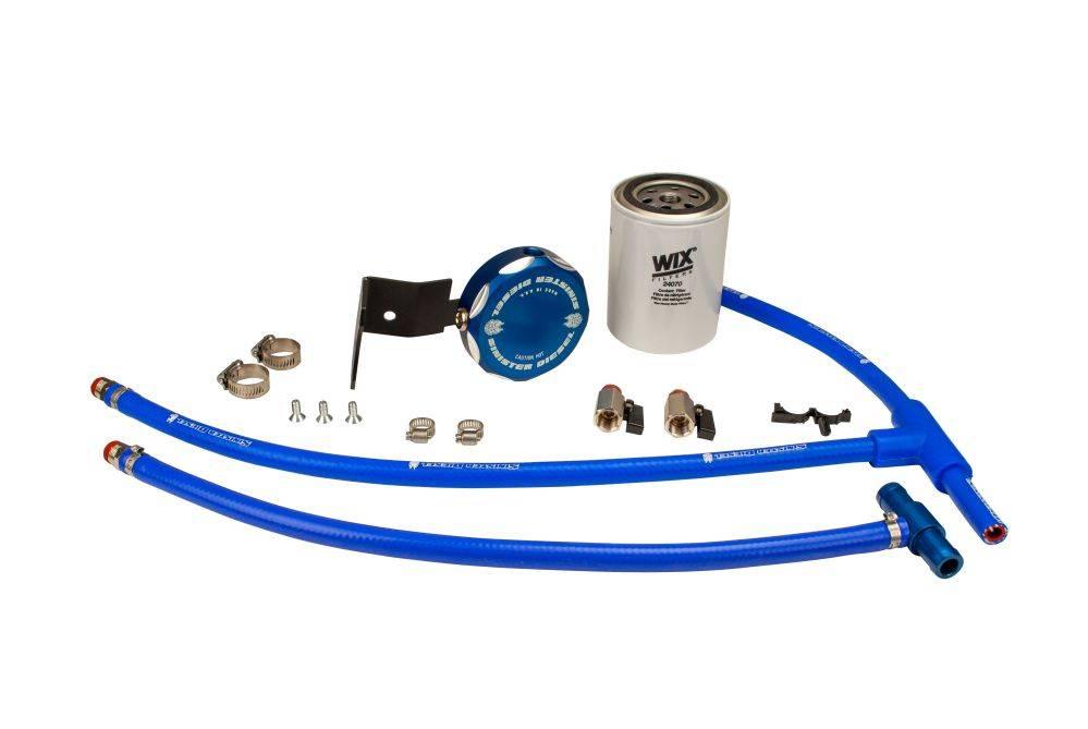 Sinister Diesel Coolant Filtration System for 2003-2007 Ford Powerstroke 6.0L - Black Patch Performance - SINISD6.0CF030120