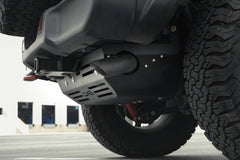 SPJL-05D is DEF Tank/Exhaust skid plate offering maximum protection. The heavy-duty skid plate encases the DEF tank &amp; muffler and offers a heat barrier between the two to prevent the exhaust from over-heating the plastic DEF tank. - Black Patch Performance - SPJL-05D