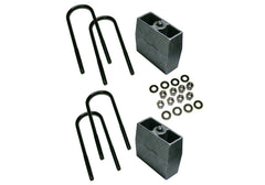 Chevrolet, GMC (4WD) Suspension Leaf Spring Block Kit - Rear - Black Patch Performance - SUPE3059