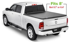 Tonno Pro 42-204 Tonno Fold - 09-18 Dodge Ram 1500, 03-23 Ram 2500/3500; Incl 19-23 Classic; w/o Rambox, 8' 2" - Black Patch Performance - TONN42204