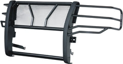 TrailFX Grille Guard Powder Coated Black Steel With Brush Guard Without Skid Plate Without Step Plate - Black Patch Performance - TRAI2730315093