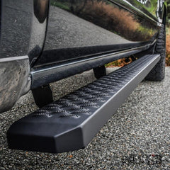 WES Running Boards - Grate - Black Patch Performance - wes27-74755