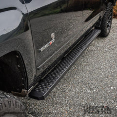 WES Running Boards - Grate - Black Patch Performance - wes27-74755