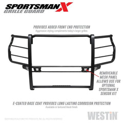 WES Sportsman Grille Guards - Black Patch Performance - wes40-33995