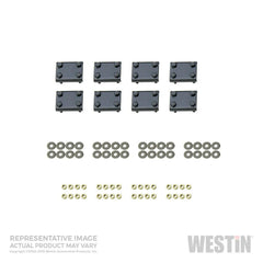 Westin 22-1825 Premier Oval Nerf Step Bar Mount Kit - Black Patch Performance - WEST221825