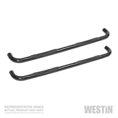 Westin 23-2515 E-Series 3 Round Nerf Step Bars - Black Patch Performance - WEST232515