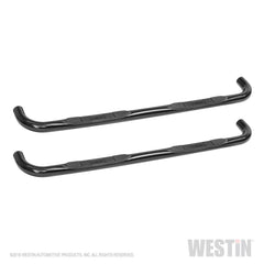 Westin 23-4095 E-Series 3 Round Nerf Step Bars - Black Patch Performance - WEST234095