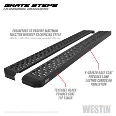 Chevrolet, Dodge, Ford, GMC... (Standard Cab Pickup) Running Board - Black Patch Performance - WEST2774705
