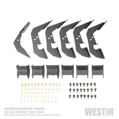 Ford (Crew Cab Pickup - 2.7, 3.0, 3.3, 3.5, 5.0, 6.2, 6.7, 7.3) Step Nerf Bar - Black Patch Performance - WEST2871090