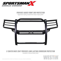 WES Sportsman Grille Guards - Black Patch Performance - WEST4033825