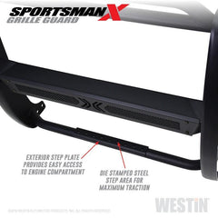 WES Sportsman Grille Guards - Black Patch Performance - WEST4033825