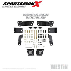 WES Sportsman Grille Guards - Black Patch Performance - WEST4033875