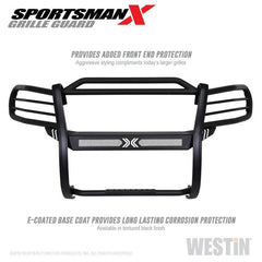 WES Sportsman Grille Guards - Black Patch Performance - WEST4033885
