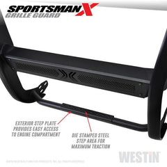 WES Sportsman Grille Guards - Black Patch Performance - WEST4033885