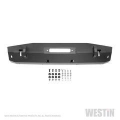 Jeep Bumper - Front - Black Patch Performance - WEST5980005