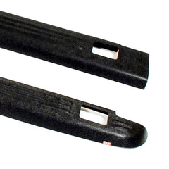 Dodge (Bed Length: 97.9, 98.3Inch) Truck Bed Side Rail Protector - Black Patch Performance - WEST7201441