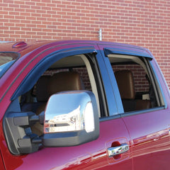 Westin 72-69418 Slim Wind Deflector - Black Patch Performance - WEST7269418