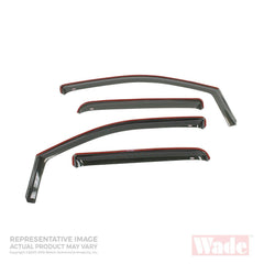 Westin 72-88499 In-Channel Wind Deflector - Black Patch Performance - WEST7288499